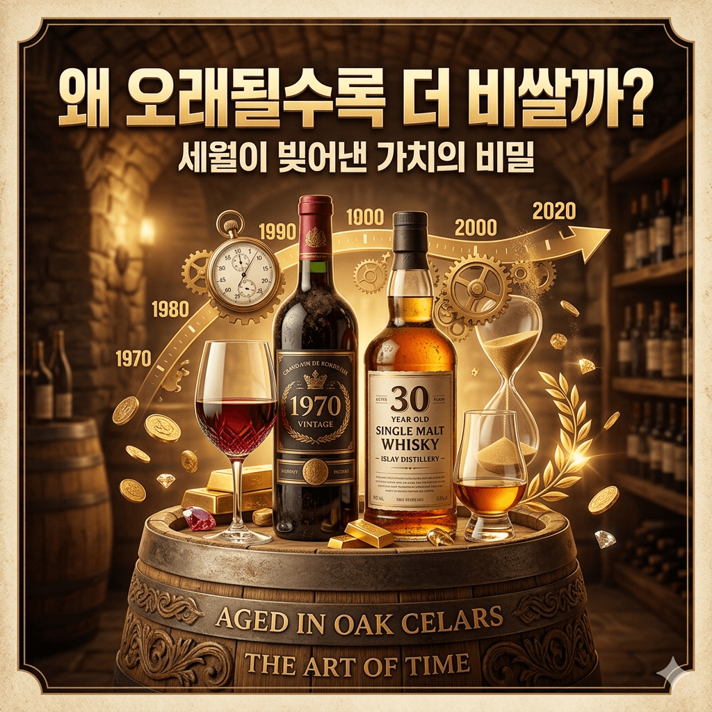 와인과 위스키가 오래될수록 비싼 이유?