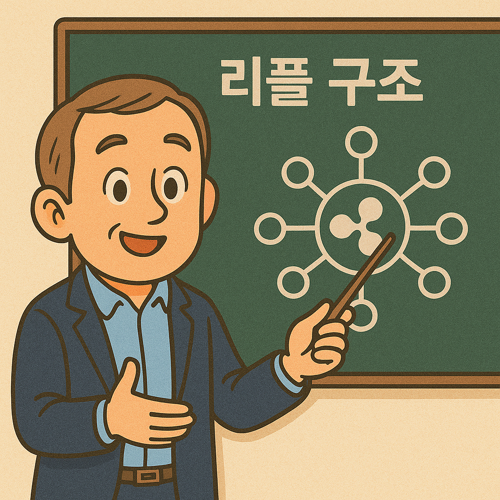 리플 기술에 대해 설명하는 사진