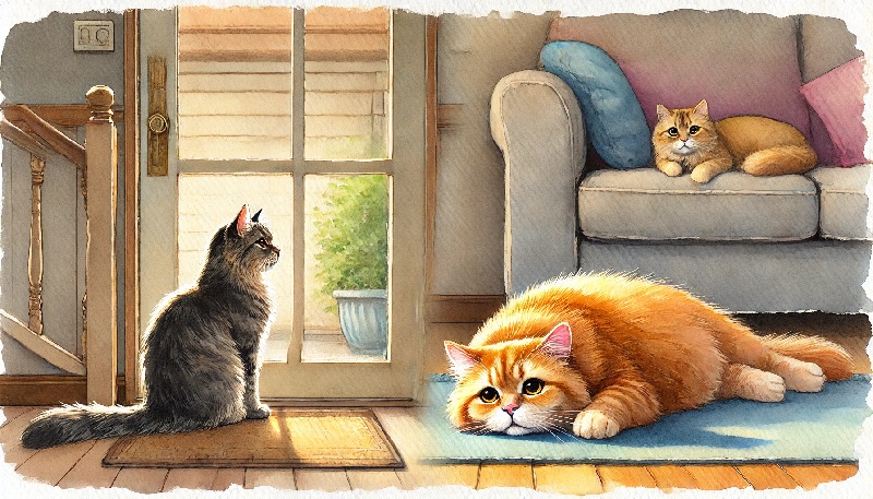 고양이의 분리불안 vs 건강한 독립성