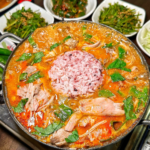 고수의 부엌 오리 요리 남양주 천하장사 오리로스 백숙 오리주물럭