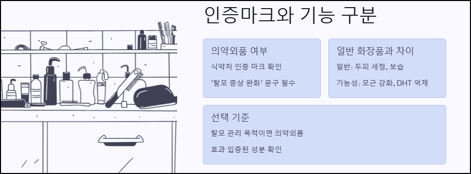 인증마크와 기능 구분