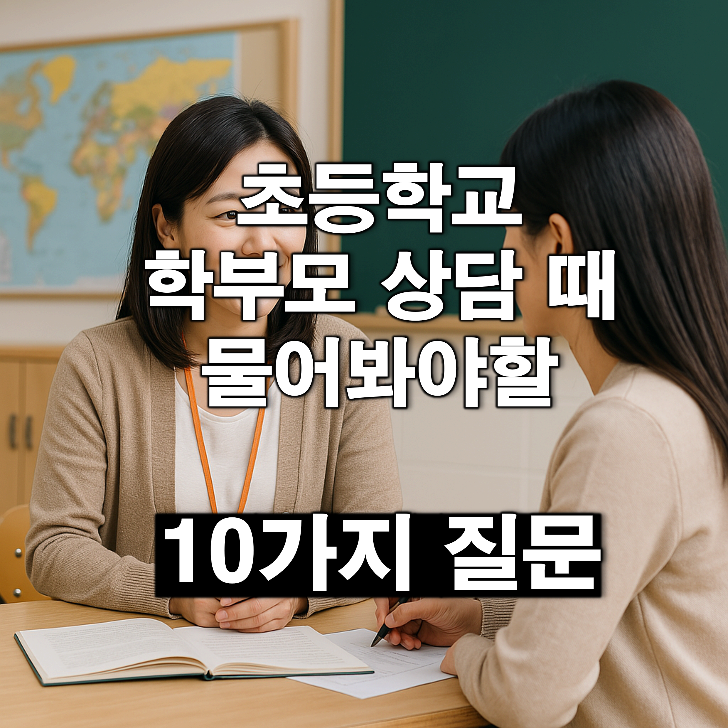 초등학교 학부모 상담 때 꼭 물어봐야 할 10가지 질문