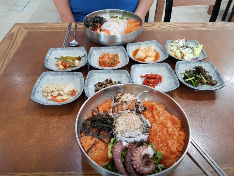 남해전복물회