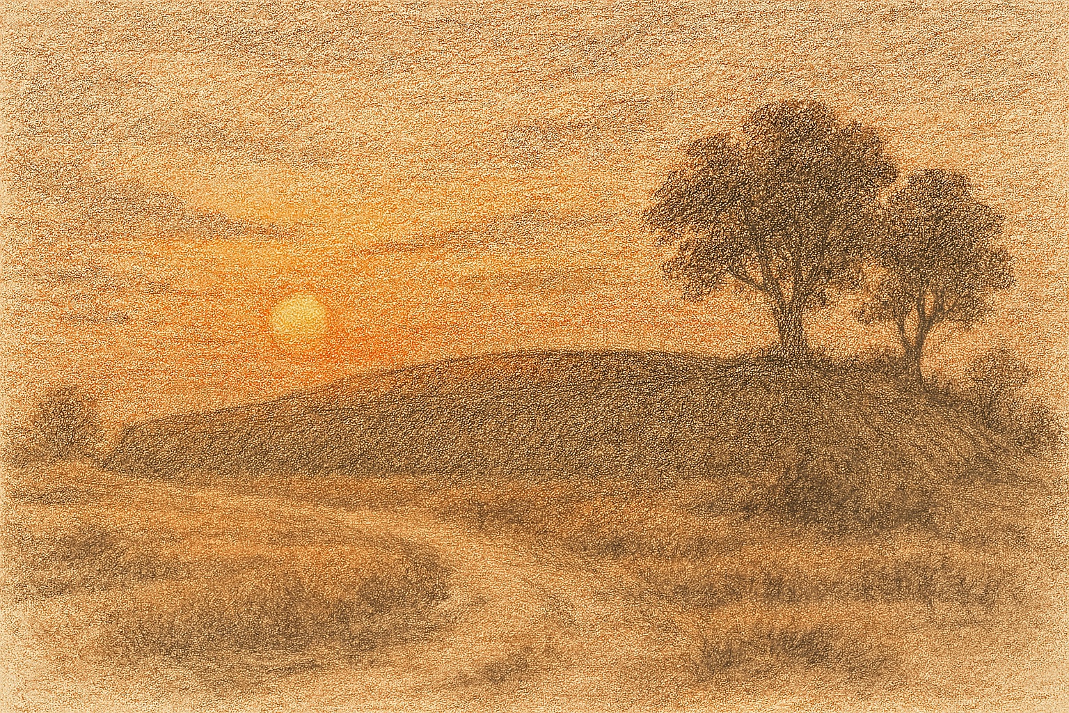 정북동 토성 스케치 이미지