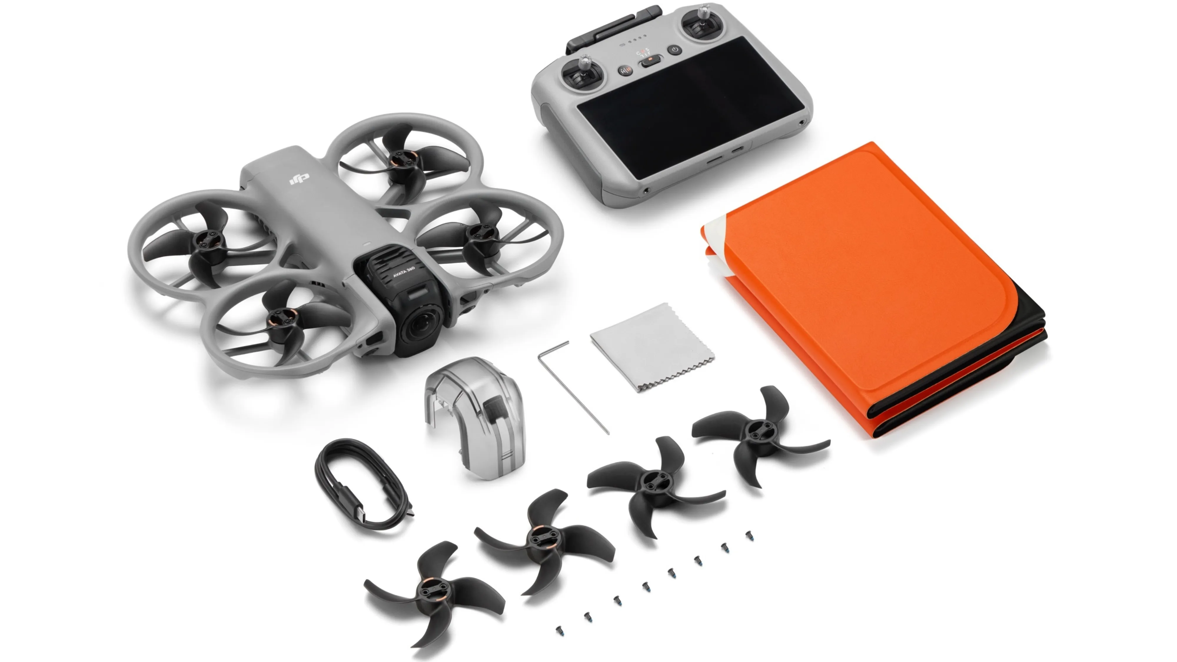 DJI 아바타 360의 구성품입니다.