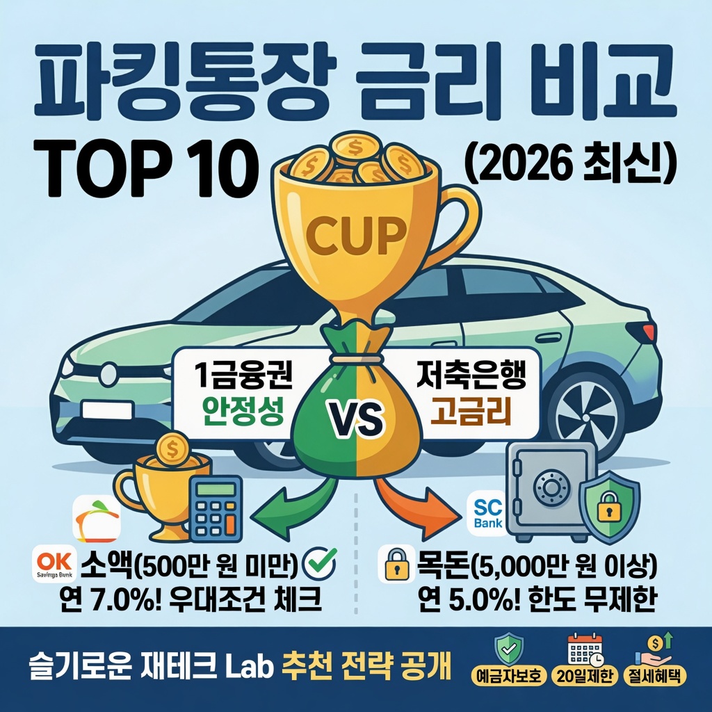 파킹통장 금리비교