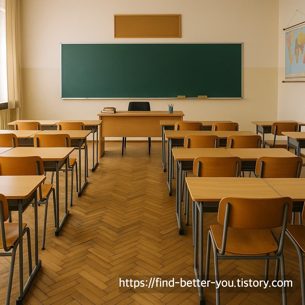 학교 교실의 배치에 관한 이야기