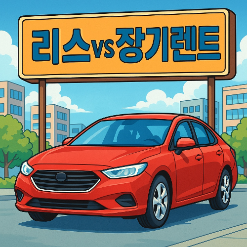 자동차 리스vs장기렌트 뭐가 유리할까?