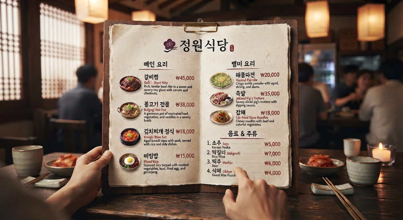 가게 메뉴판은 언제부터 생겼을까