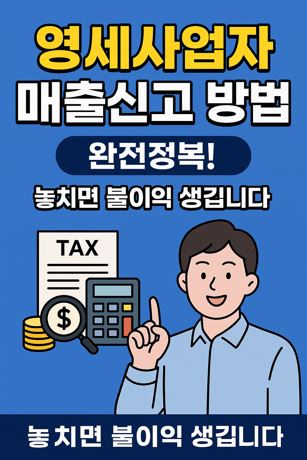 영세사업자 매출신고 방법 완벽 정리! 세무서 안 가고 끝내는 법