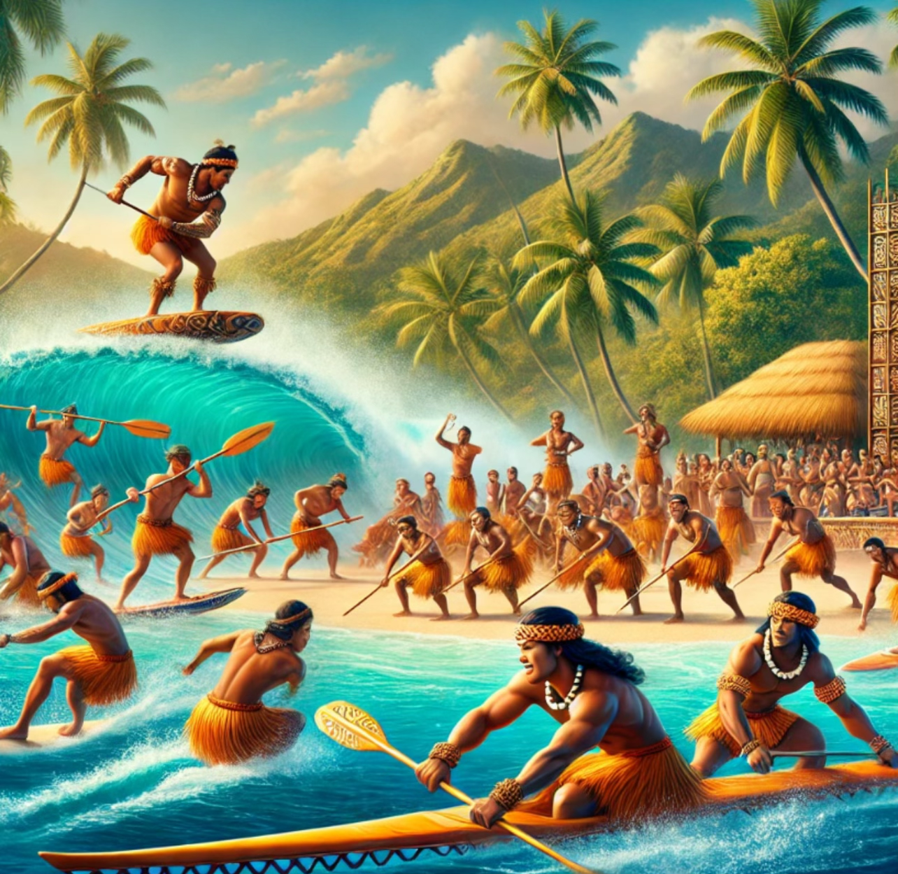 폴리네시아 전통 스포츠와 레저 문화 : 바다와 함께한 스포츠의 유산과 현대적 변화