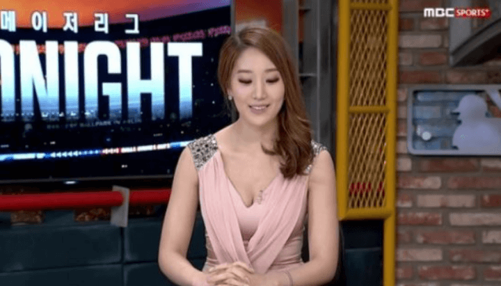 TV중계중인-박신영-아나운서