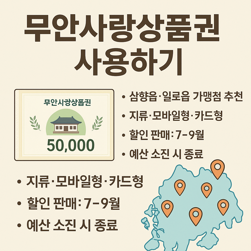 무안사랑상품권 17% 할인!