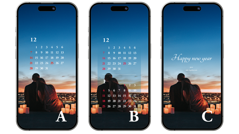 07 남과 여 ABC - 2025년12월 아이폰배경화면