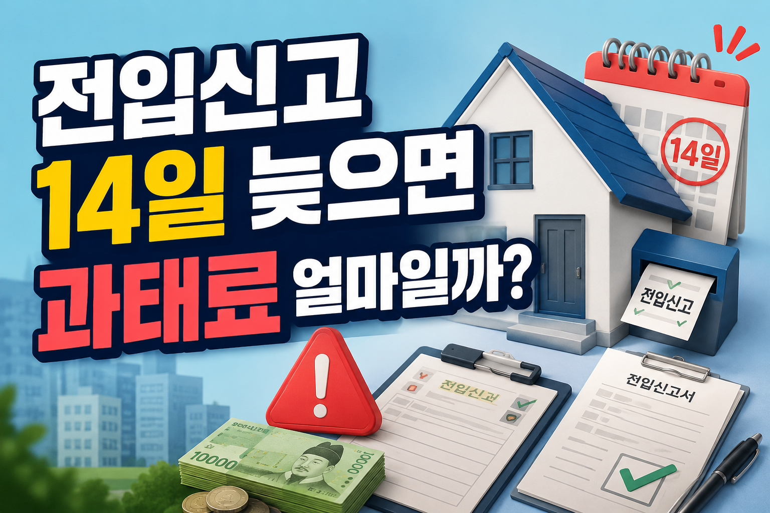전입신고 14일 늦으면 과태료 얼마일까? 확정일자 꼭 받아야 하는 이유 관련 사진