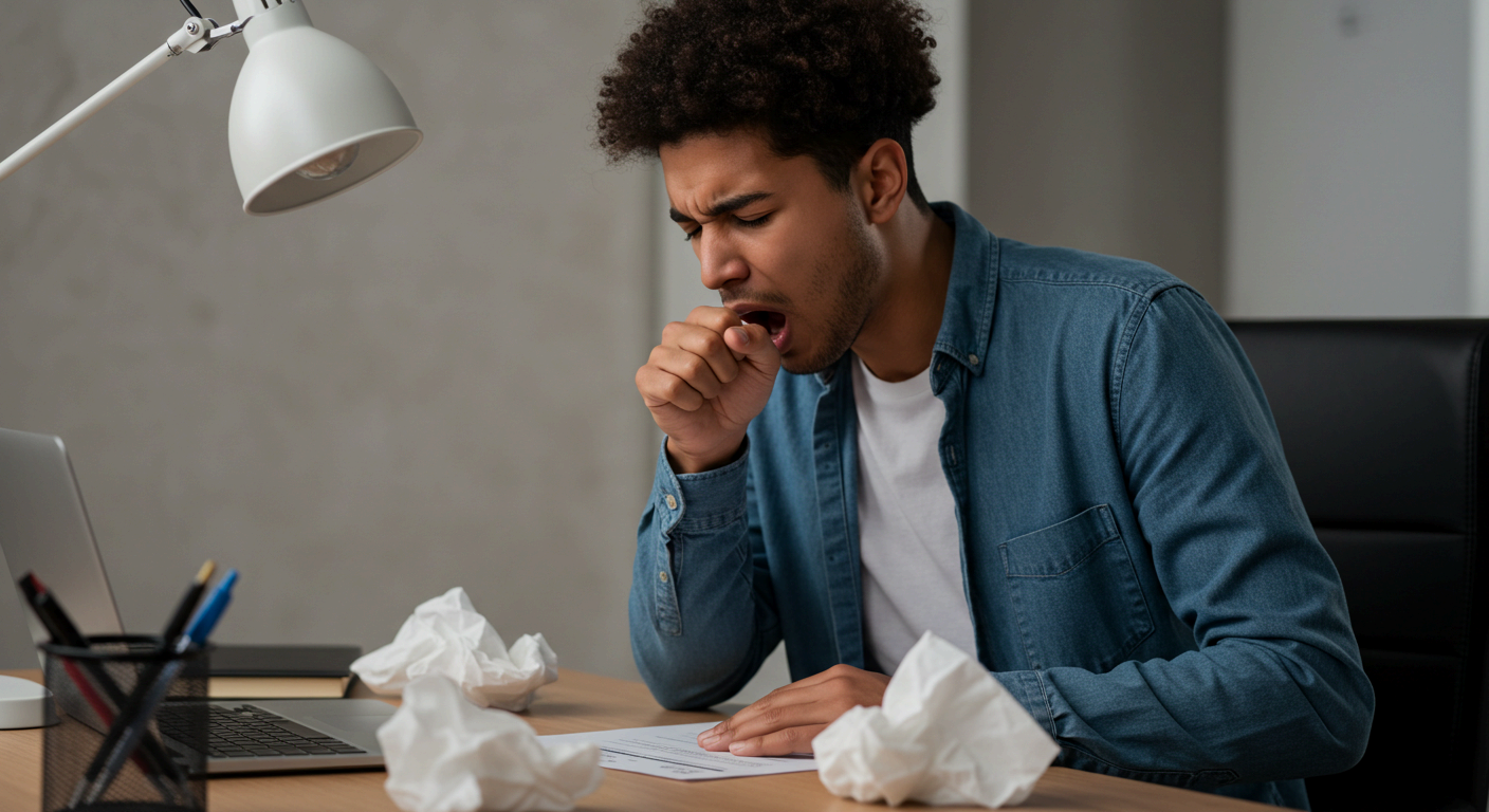 쉰 목소리와 기침&amp;#44; 인후염 증상일 수 있어요