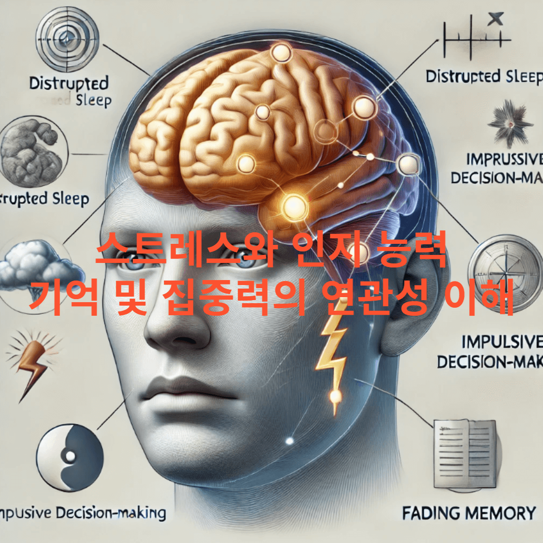 스트레스와 인지 능력 기억 및 집중력의 연관성 이해하기