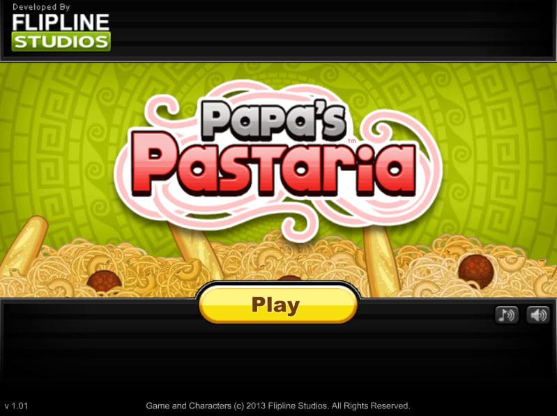 파스타리아 메인화면