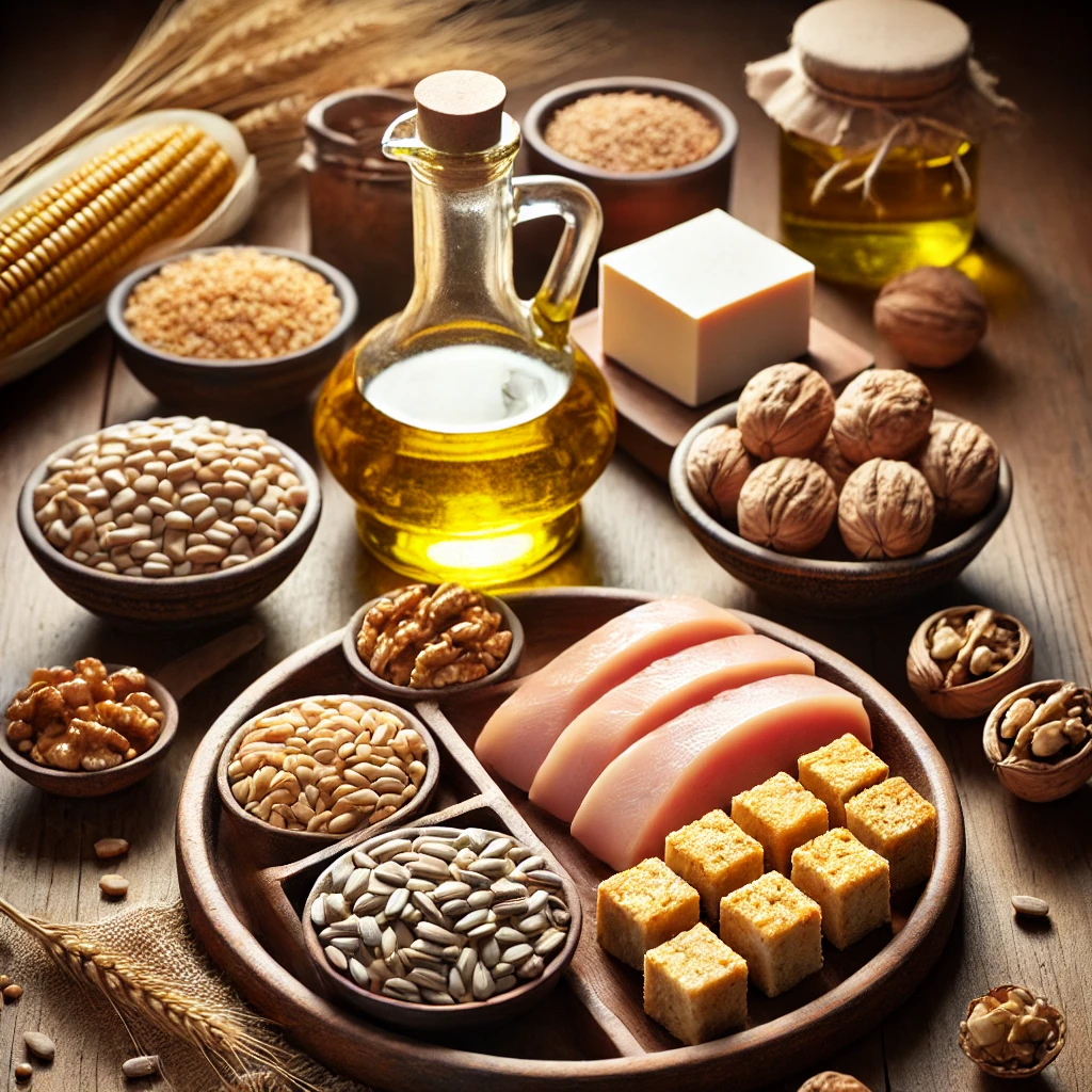 오메가6가-많은-음식들