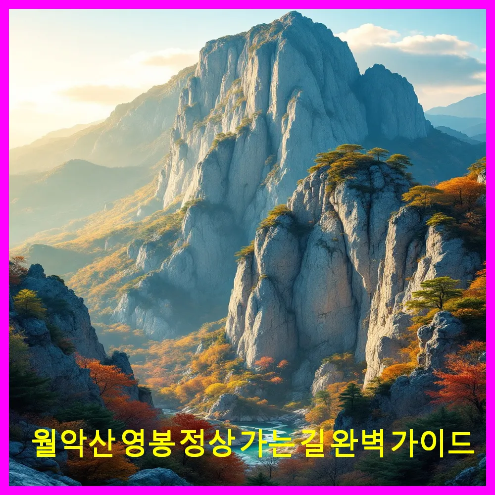 월악산 영봉 정상 가는 길 완벽 가이드