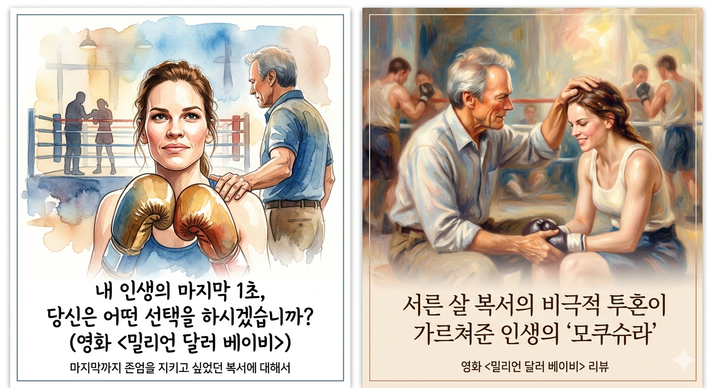 내 인생의 마지막 1초, 당신은 어떤 선택을 하시겠습니까? (영화 밀리언 달러 베이비)
