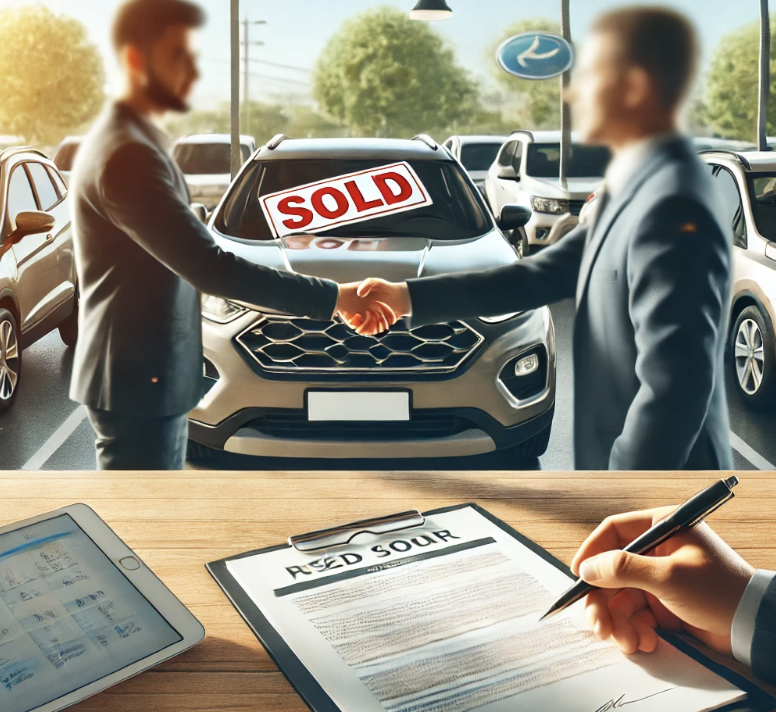 실시간 중고차 구매하는 사진