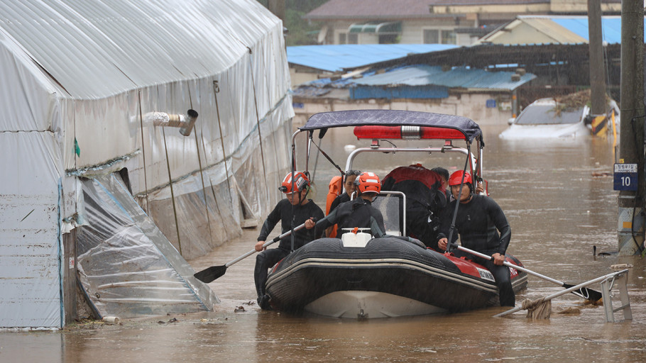대전 서구 용촌동 침수로 27가구 침수, 36명 이재민