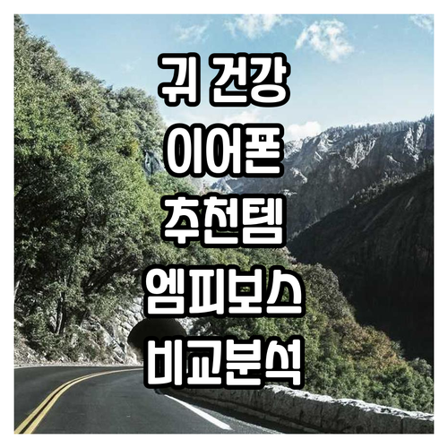 귀 건강 지킴이 이어폰 추천! 엠피보..