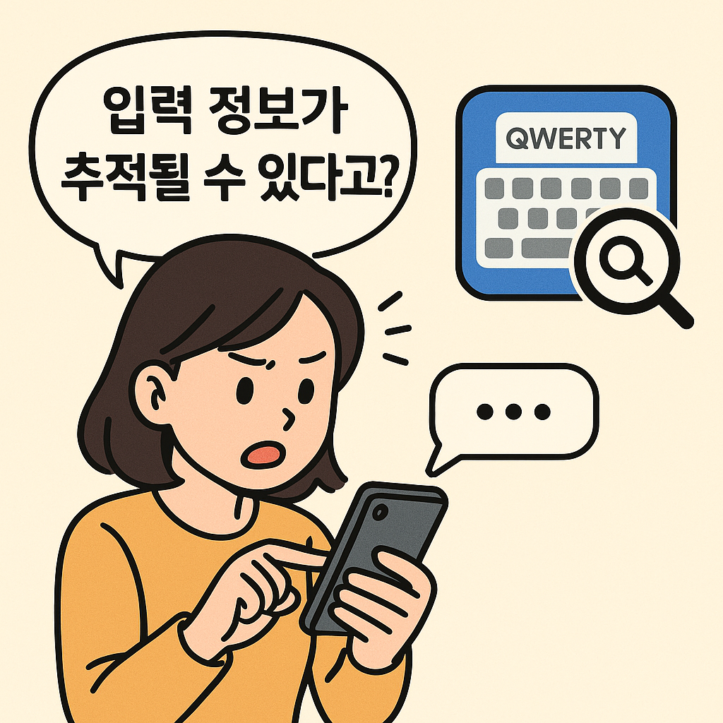 🔒 스마트폰 키보드 입력 기록 추적 위험과 안전한 키보드 앱 선택법