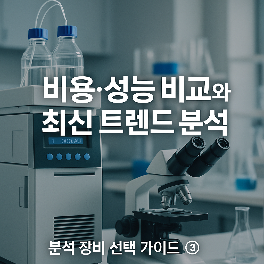 분석 장비 선택 가이드