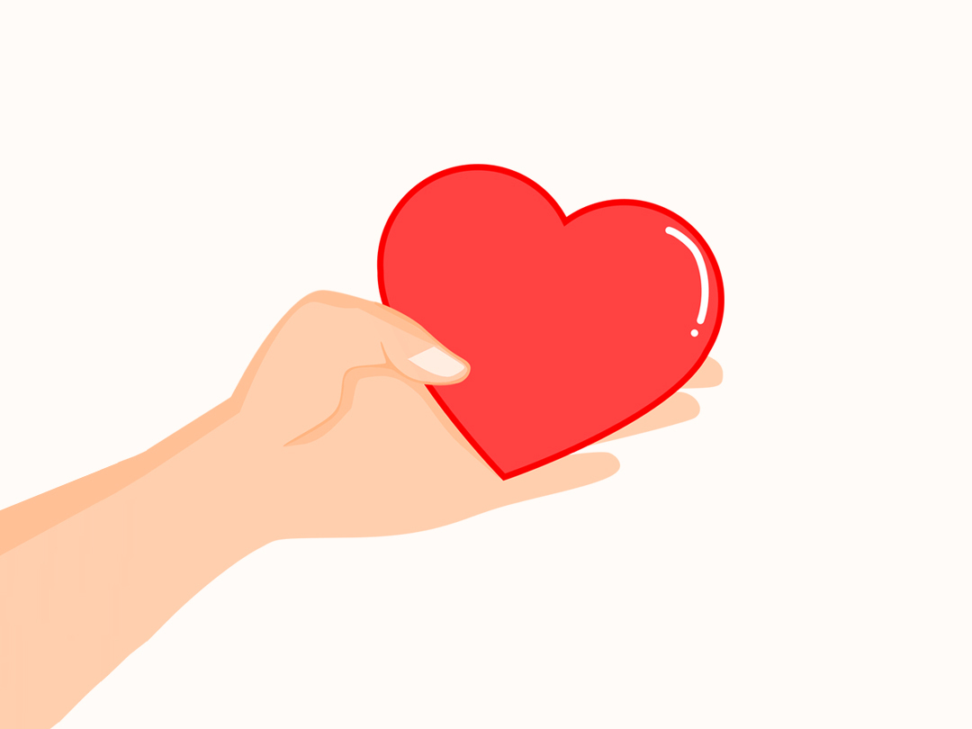 손과 하트 사랑