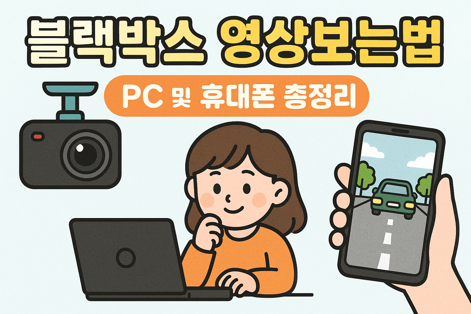 블랙박스 영상보는법 PC 및 휴대폰 총정리