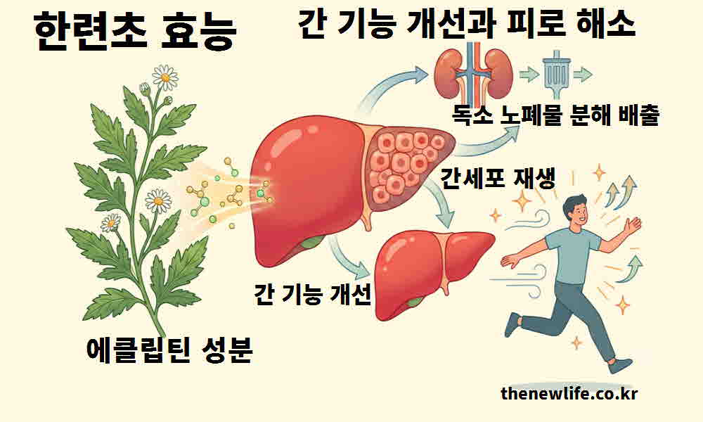 한련초 효능 간 기능 개선 피로 해소