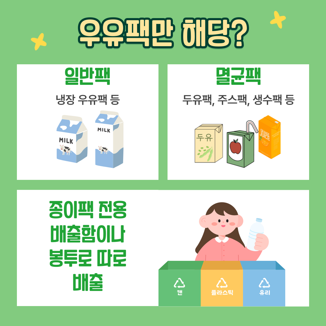 우유팩 분리배출