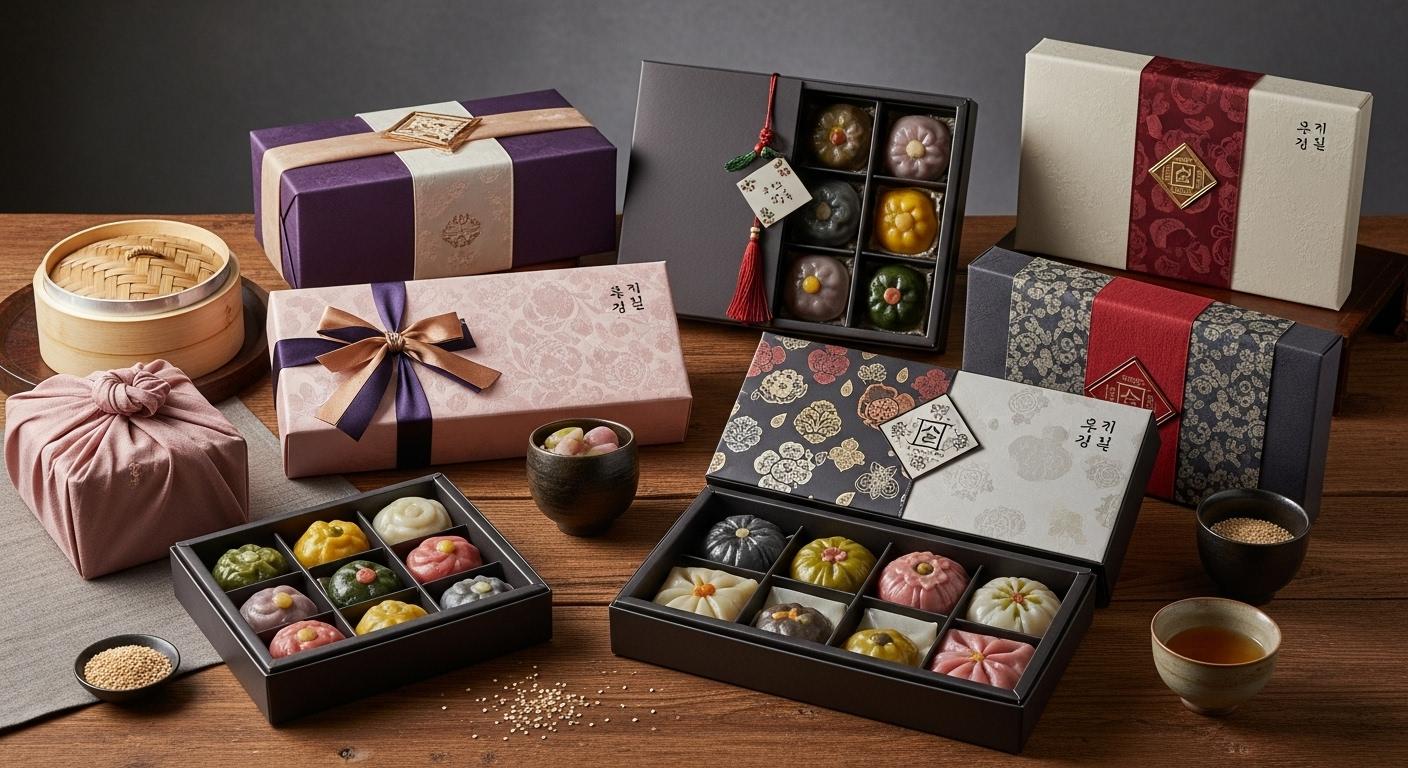 송편 포장 박스