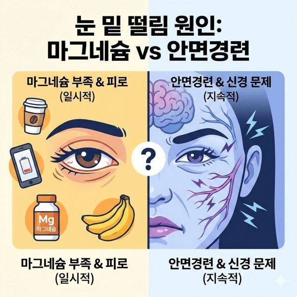 눈 밑 떨림 원인