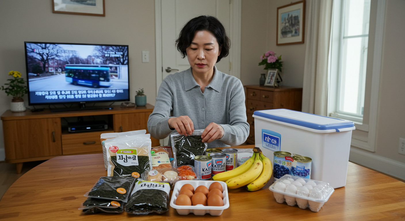 태풍 전, 냉장고에 꼭 넣어야 할 생존 식재료 7가지!!정전돼도 걱정 없는 현실템