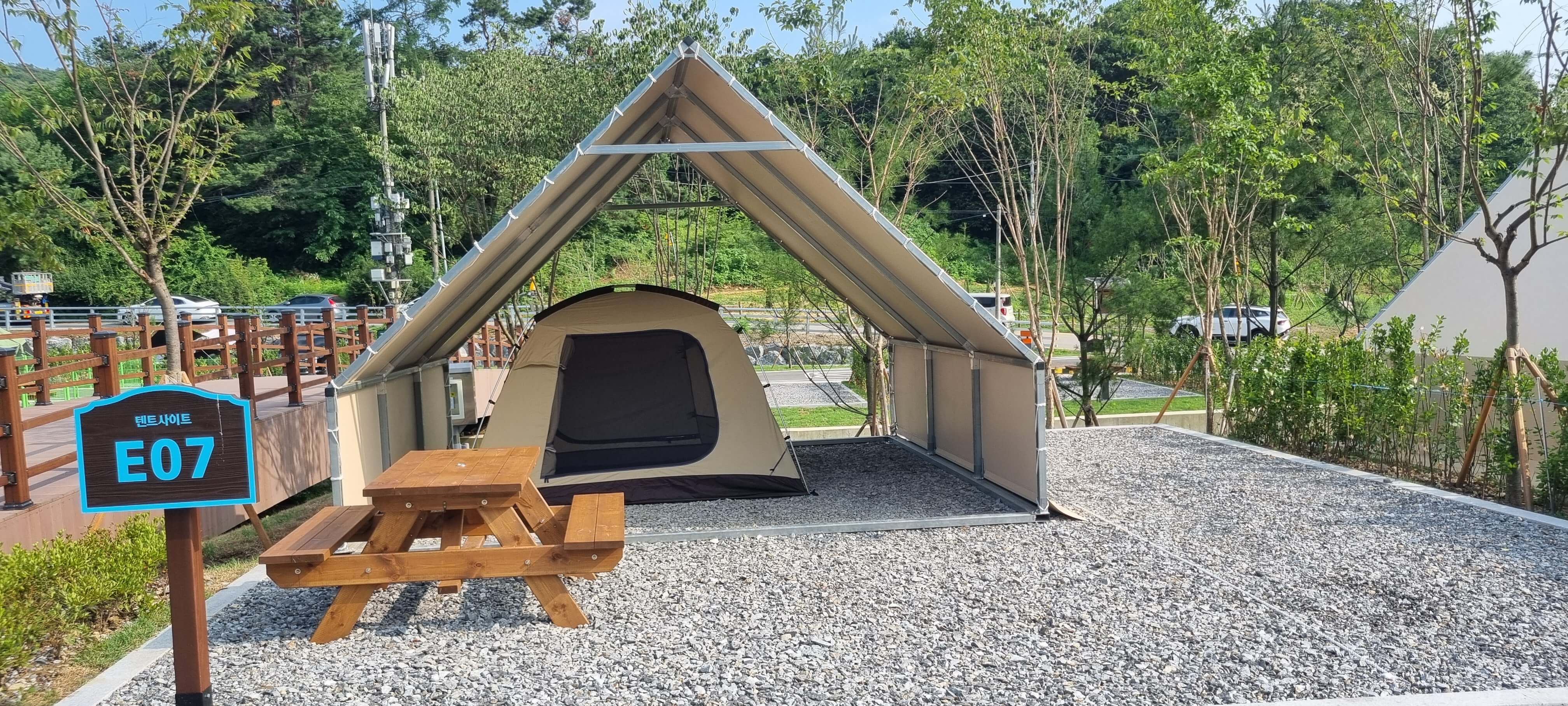 윹동공원캠핑장 텐트사이트