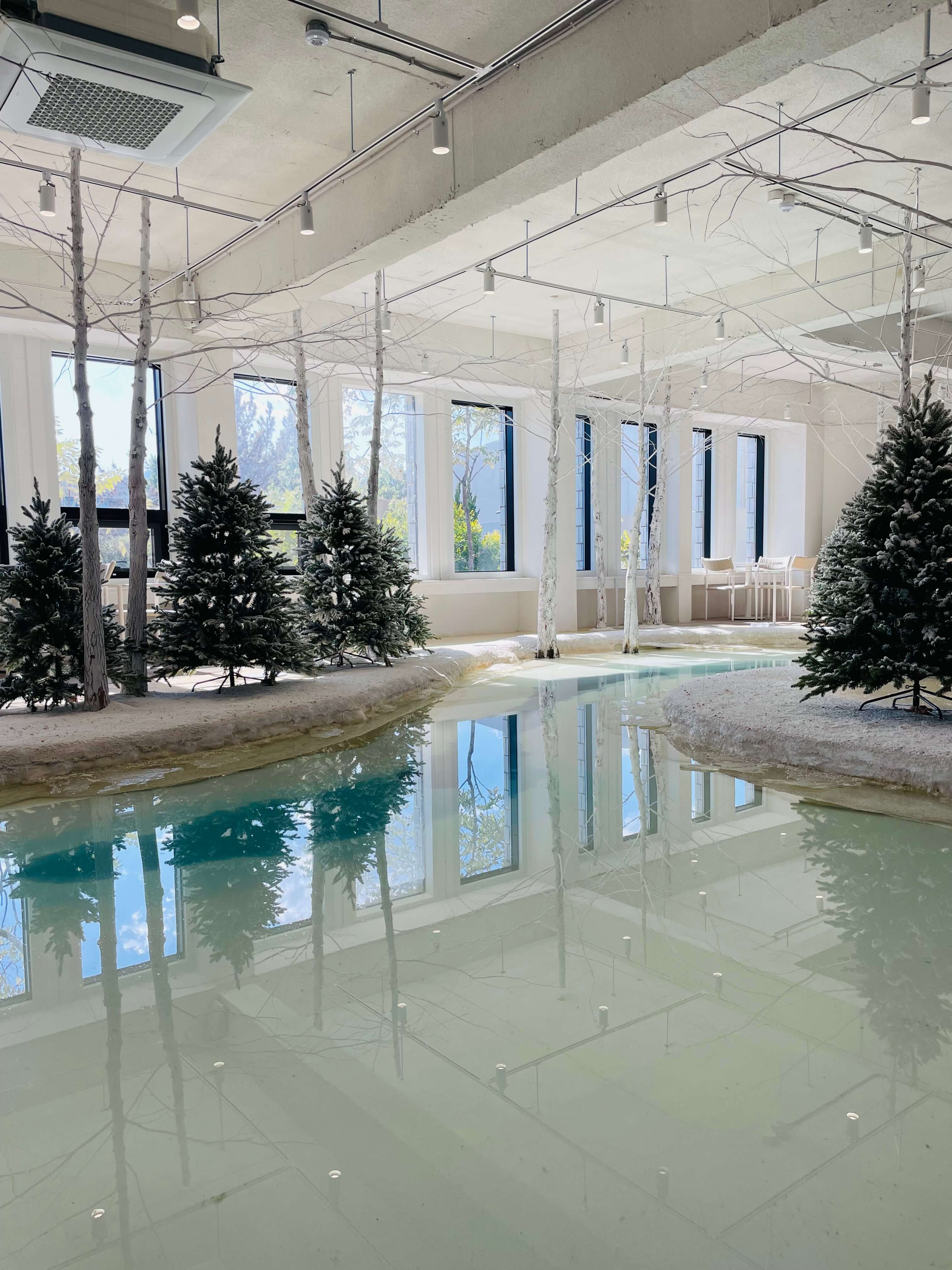 설날 여행 추천 밀양 사계절 카페 내부 모습