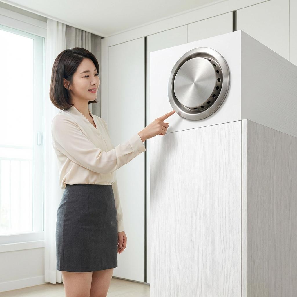 붙박이장 환기 구멍(타공)으로 결로 곰팡이 예방하는 법