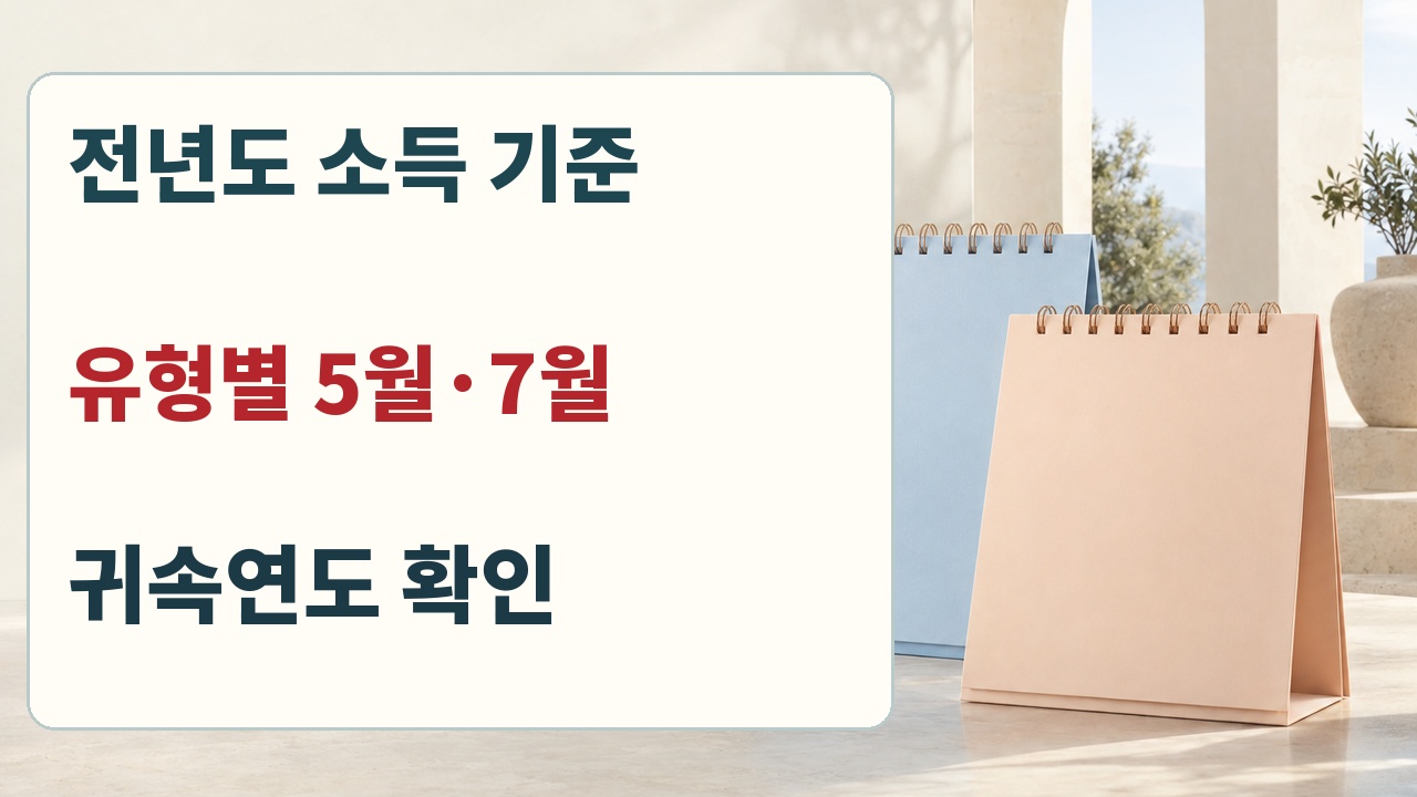 소득금액증명 발급 시기는 전년도 소득의 연말정산 유형과 종합소득세 신고 유형에 따라 5월과 7월로 나누어 확인한다는 자료