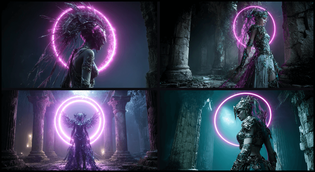 나만의 실험 고대 신화 × 사이버네틱스 Midjourney