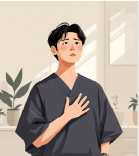 가슴이 뻐근한 증상의 이유와 해결방법