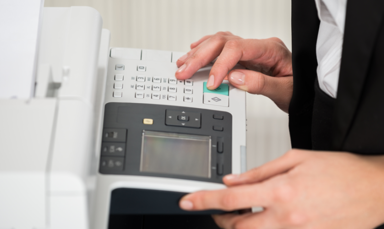 프린터-버튼누름