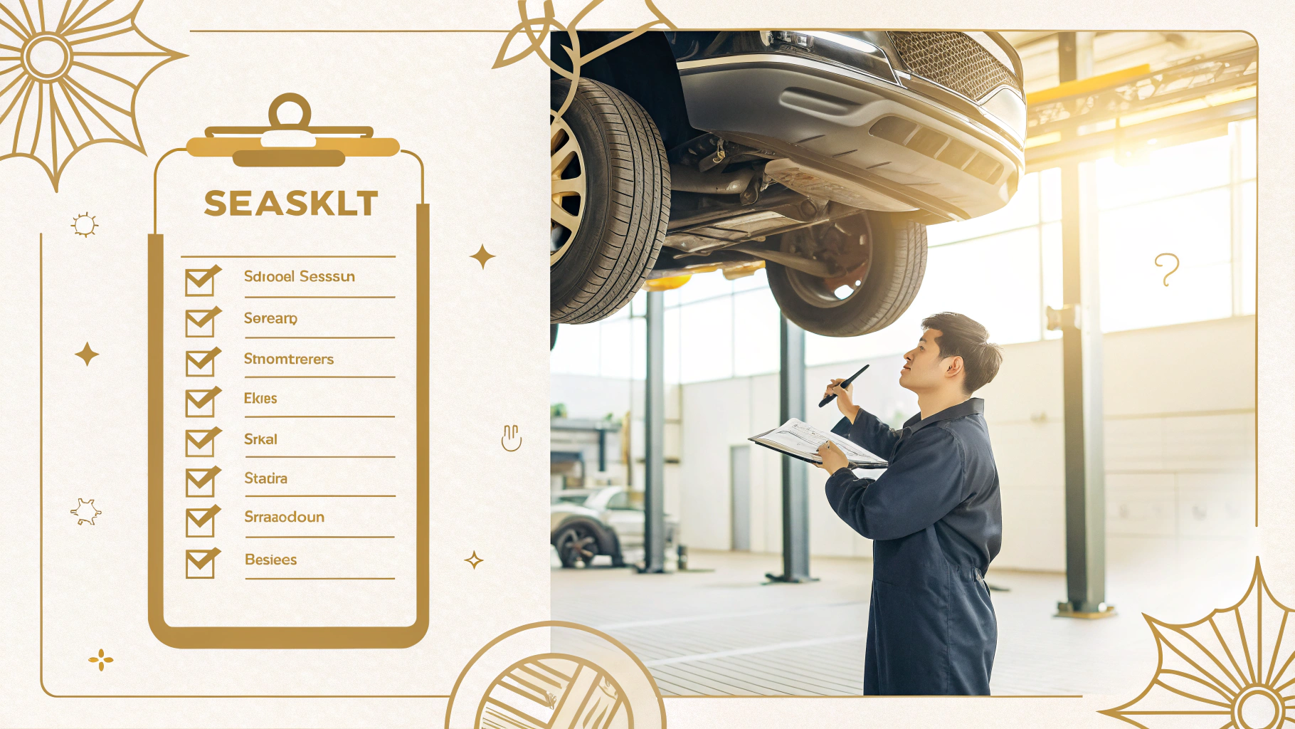 계절별 차량관리를 하는 모습의 이미지