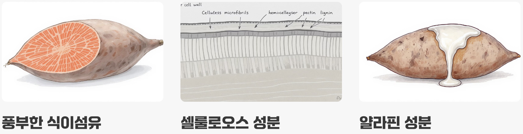 3. 땅속의 황금, 껍질째 먹는 고구마
