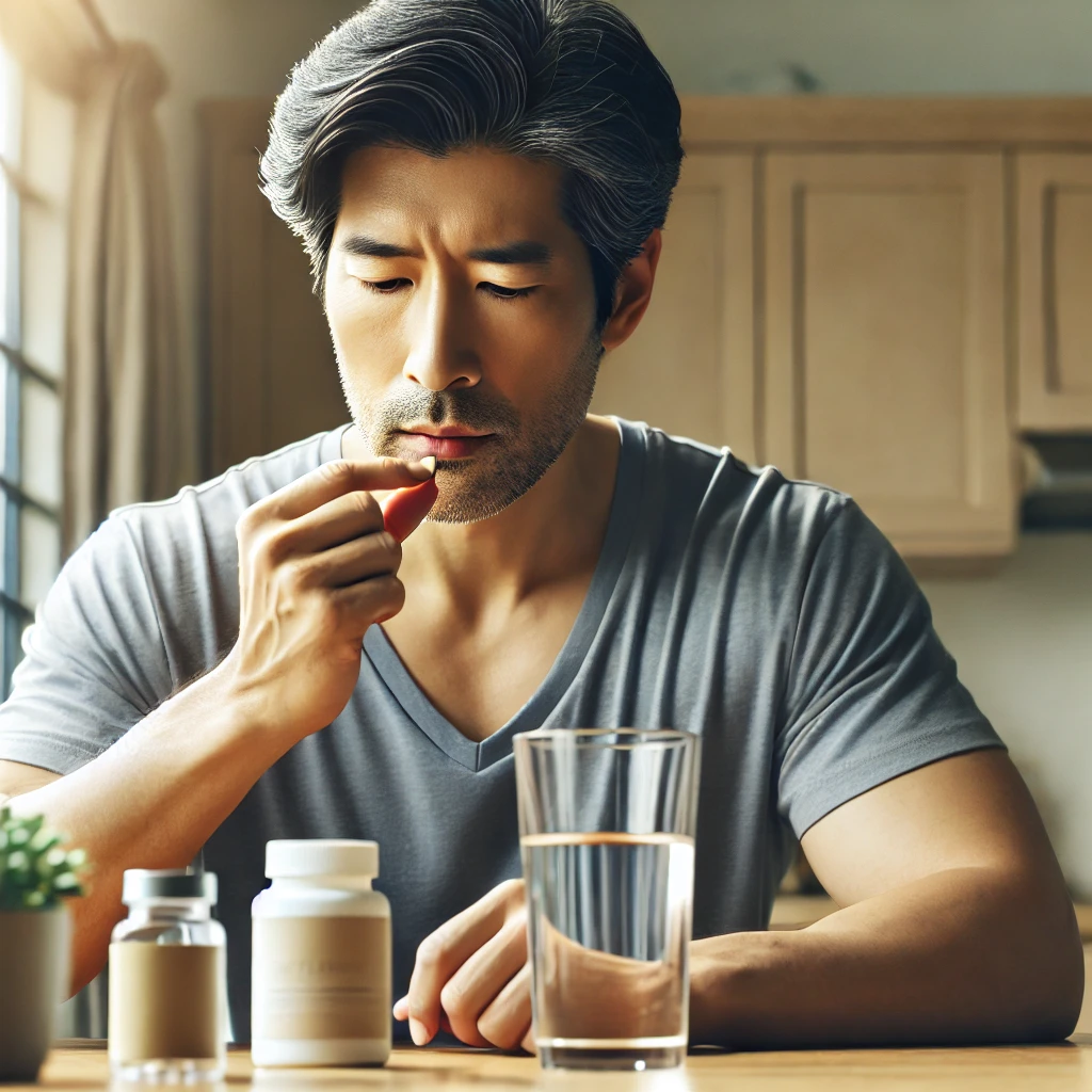영양제-복용하는-남성