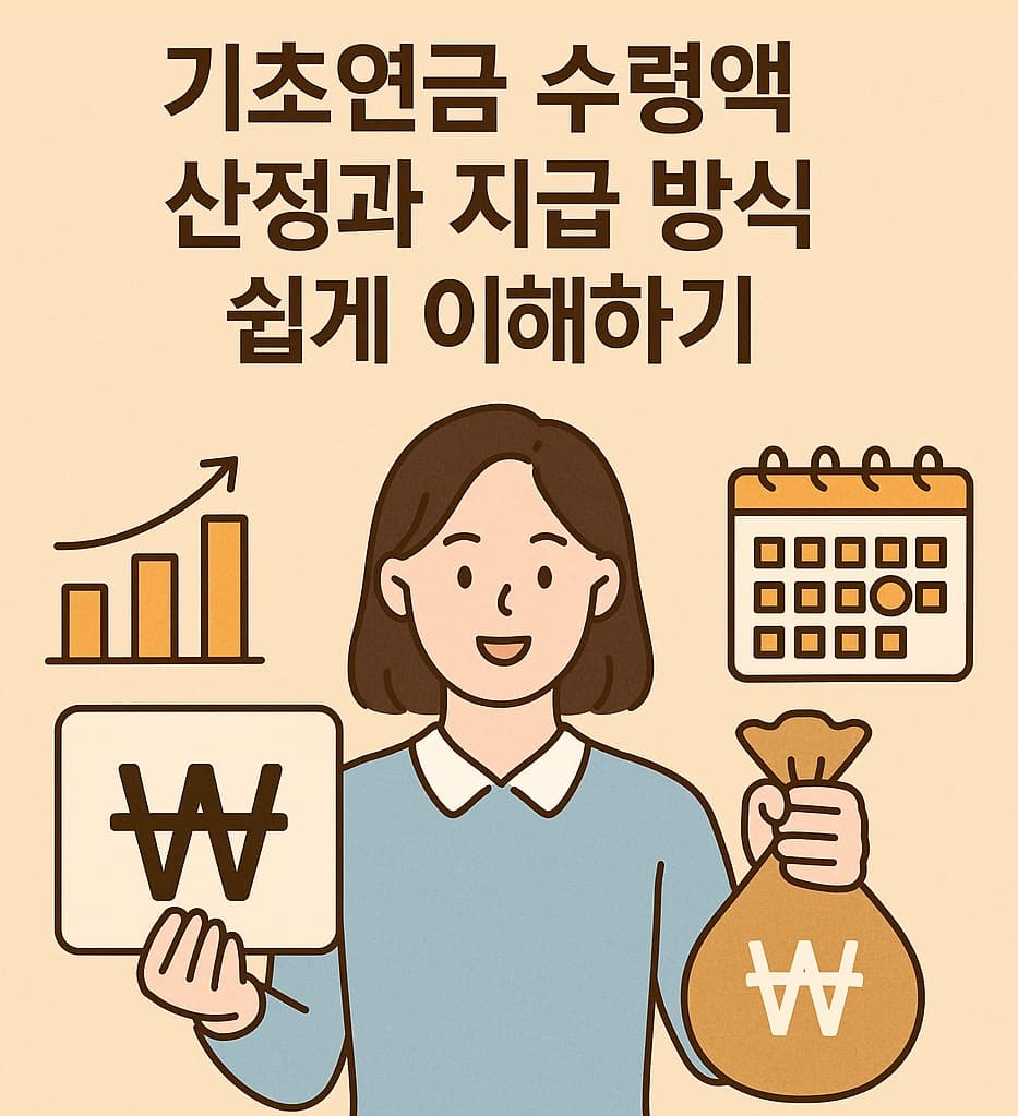 💰 기초연금 수령액 산정과 지급 방식 쉽게 이해하기