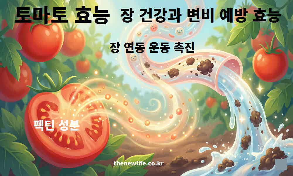 토마토 효능 장 건강 변비 예방