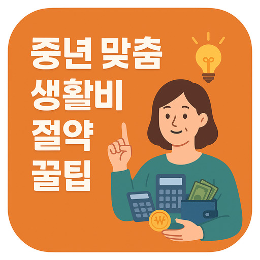중년 맞춤 생활비 절약 꿀팁과 알뜰 소비 전략